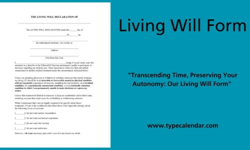 Free Printable Living Will Form Templates [PDF, Word] Health Care Directive