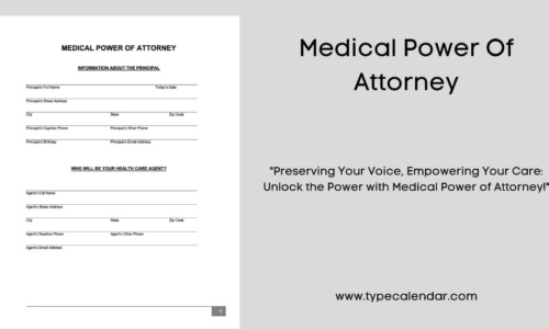 Free Printable Medical Power of Attorney Templates [PDF, Word]
