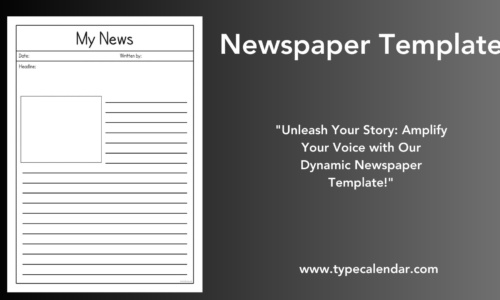 Free Printable Newspaper Templates [Word, PDF] / for Kids, Students