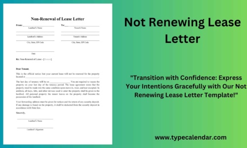 Free Printable Not Renewing Lease Letter Templates [PDF, Word] Tenant & Landlord