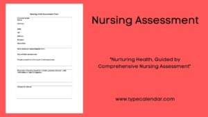 Free Printable Nursing Assessment Form Templates [PDF, Word]