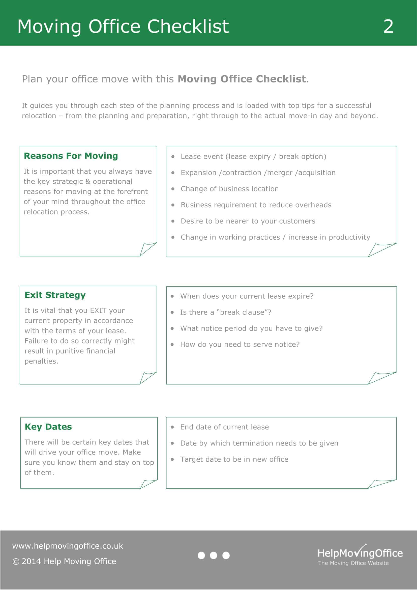 Office Moving Checklist Word Office Moving Checklist Word