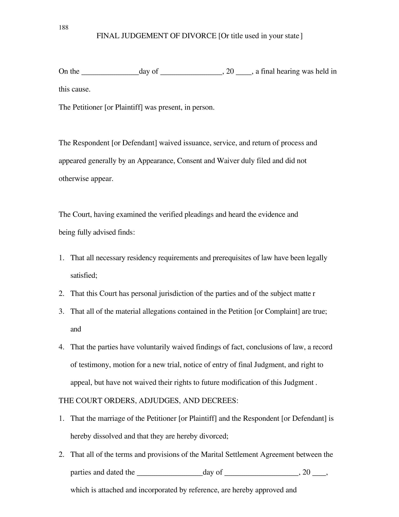 Online Editable Divorce Papers Online Editable Divorce Papers