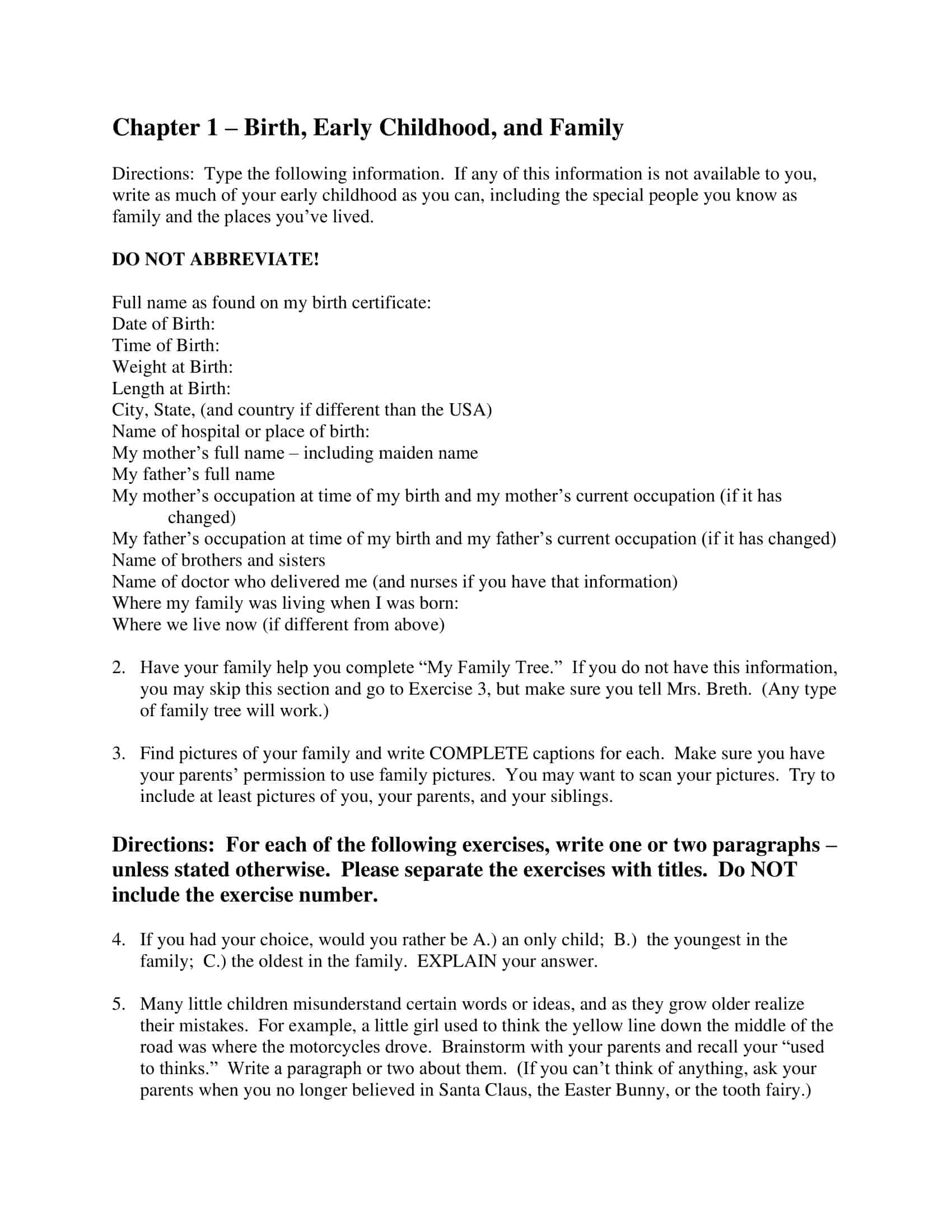 PDF templates for autobiography PDF templates for autobiography