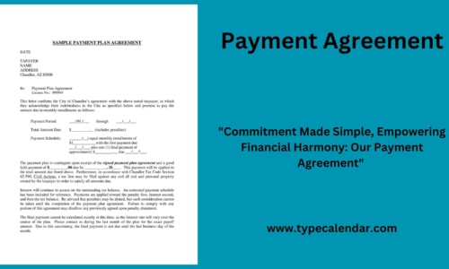 Free Printable Payment Agreement Templates [PDF, Word]