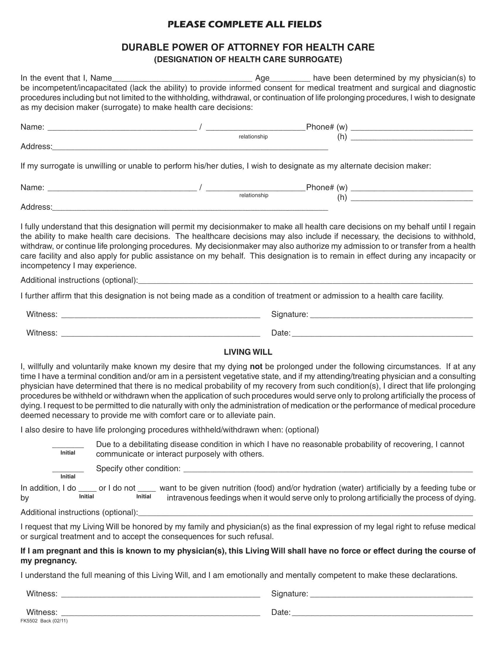 Power of Attorney Sample Template Power of Attorney Sample Template