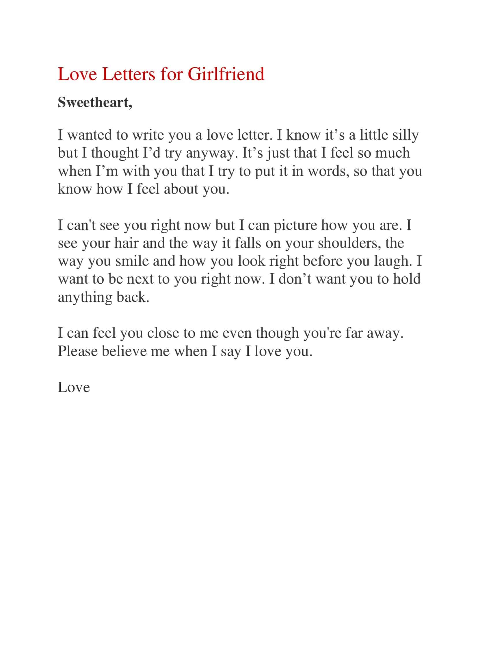 Printable Anniversary Love Letter Printable Anniversary Love Letter