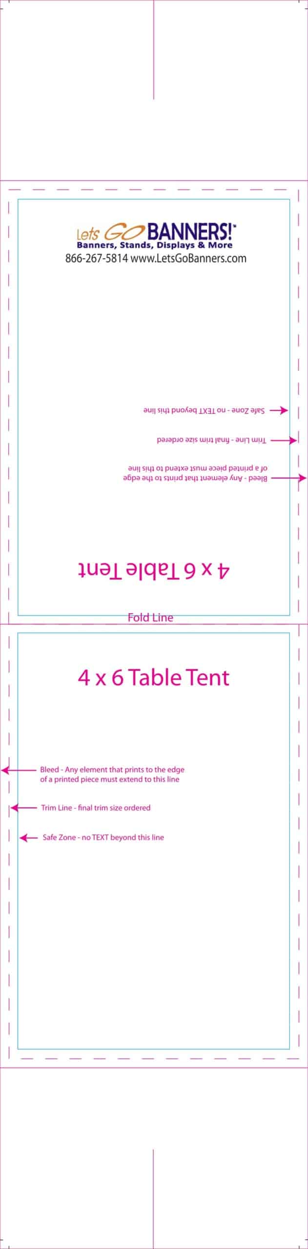 Free Printable Table Tent Templates [PDF, Word] Editable
