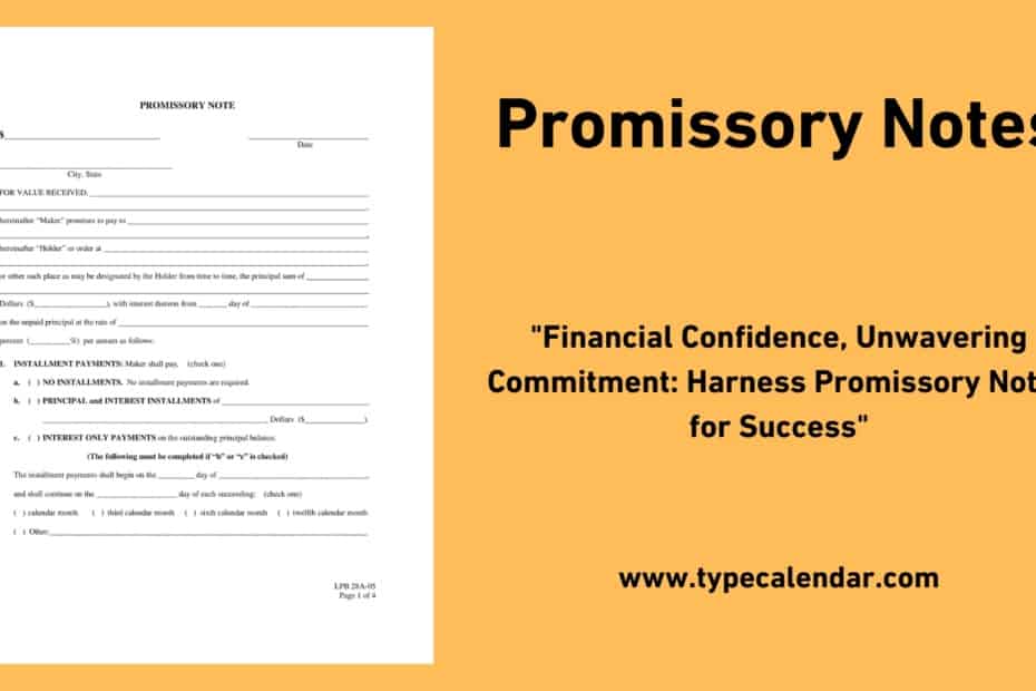 Promissory Notes