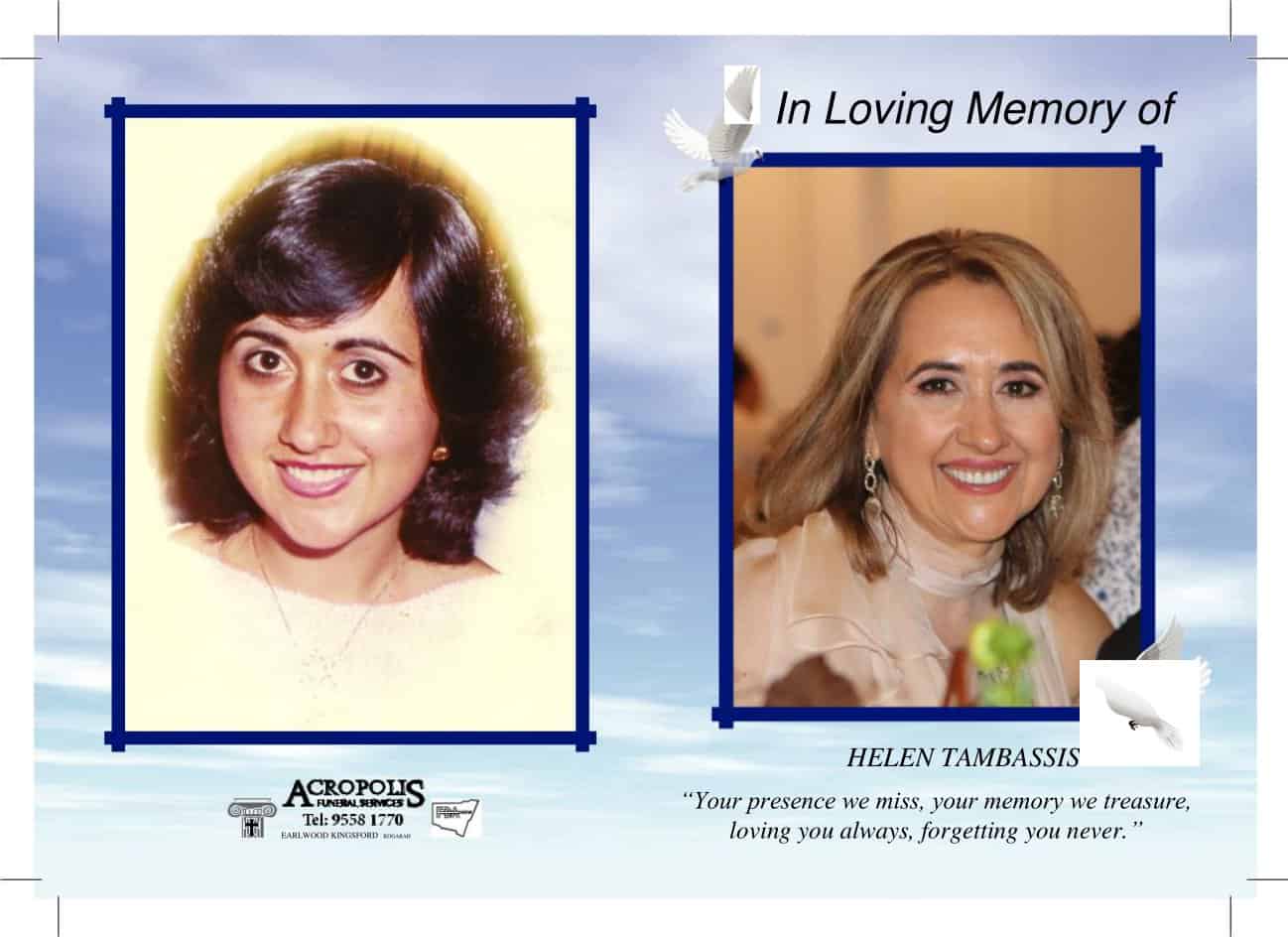 Ready-To-Use Memorial Card Template Ready-To-Use Memorial Card Template