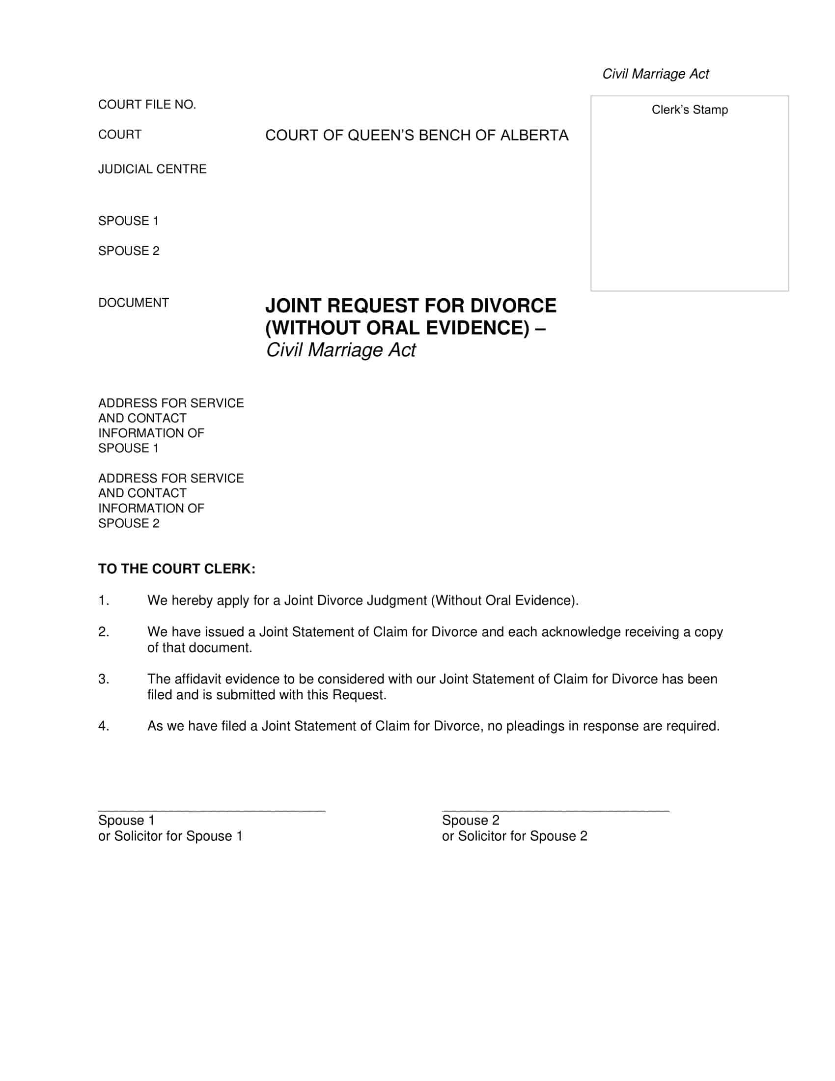 Ready-to-print Divorce Papers Ready-to-print Divorce Papers