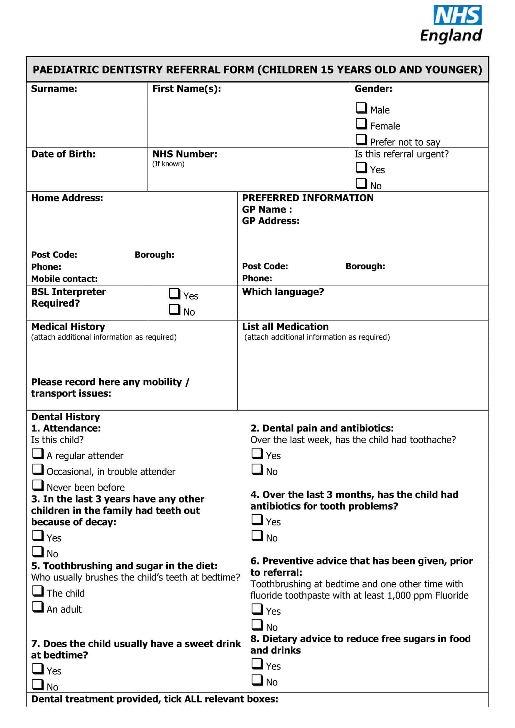Referral Form Template Organizer Referral Form Template Organizer