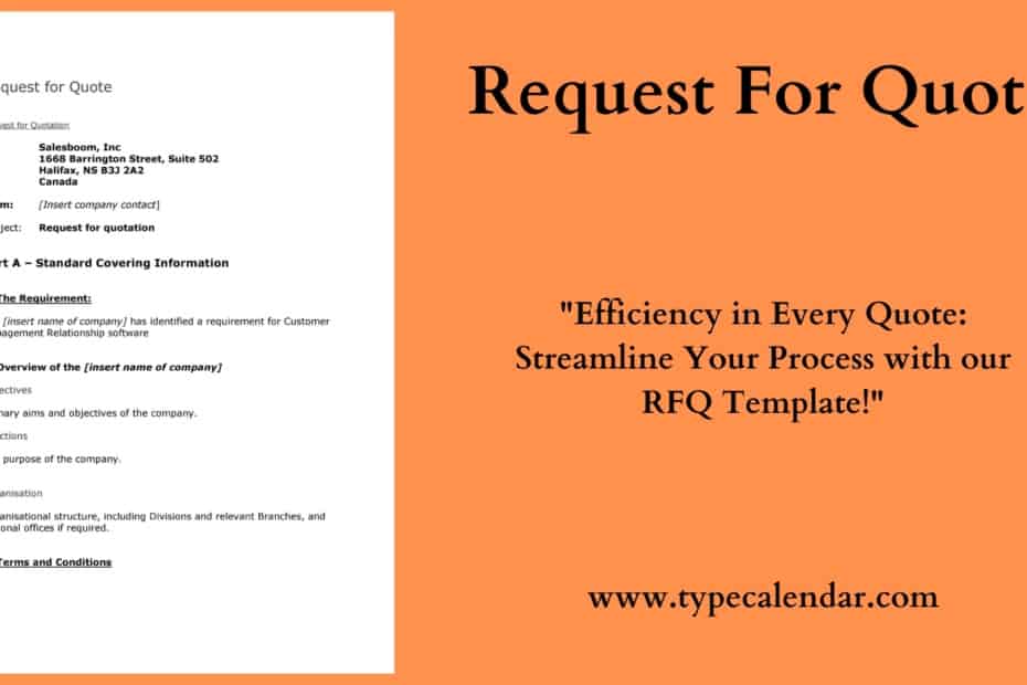 Request For Quote