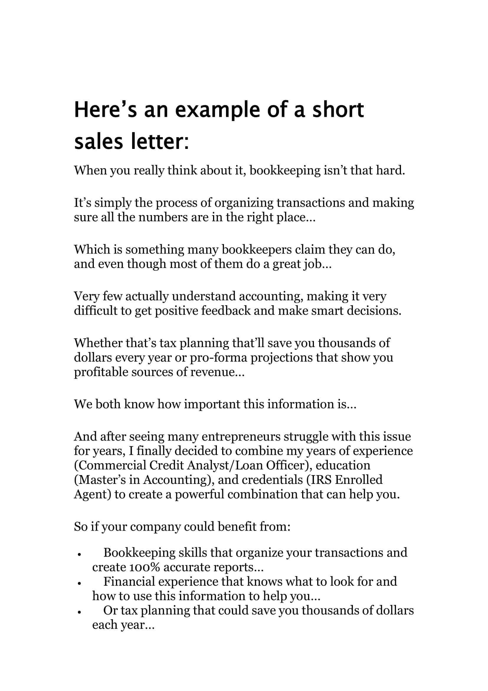 Sales letter template wizard Sales letter template wizard