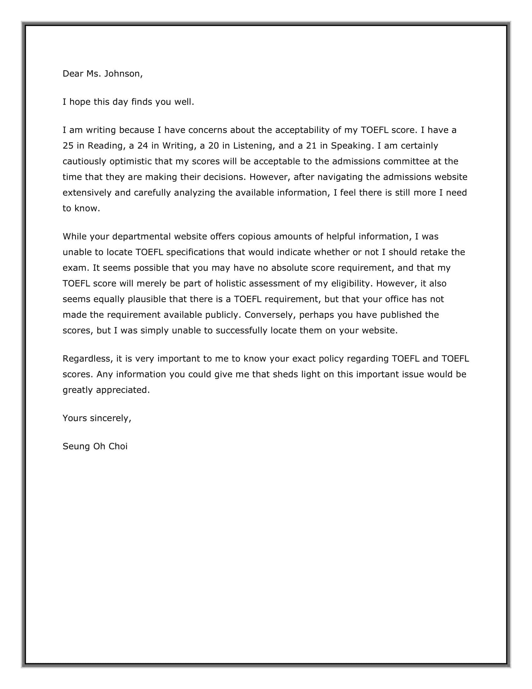 Sample template of professional email example Sample template of professional email example