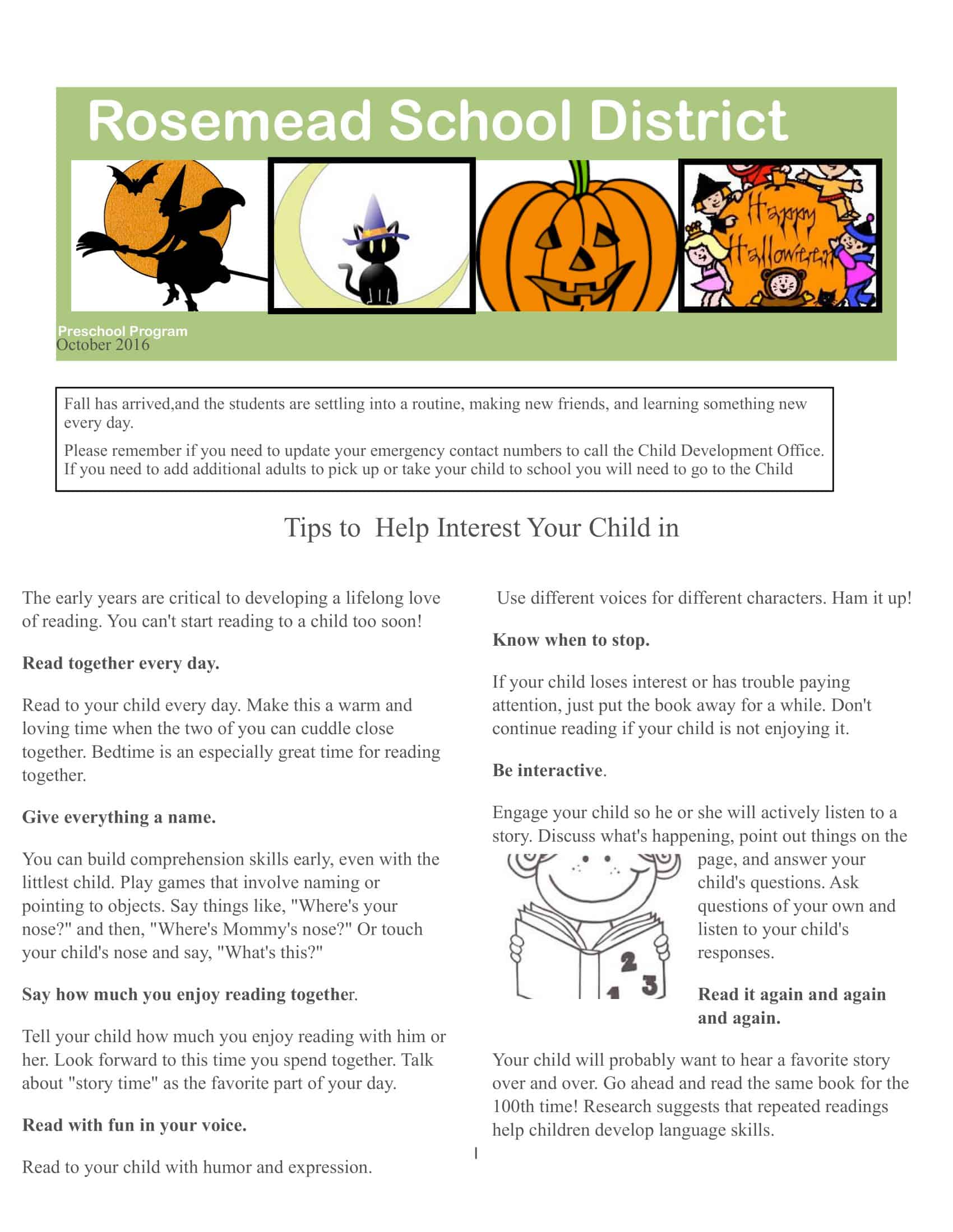 Simple Preschool Newsletter Template Simple Preschool Newsletter Template