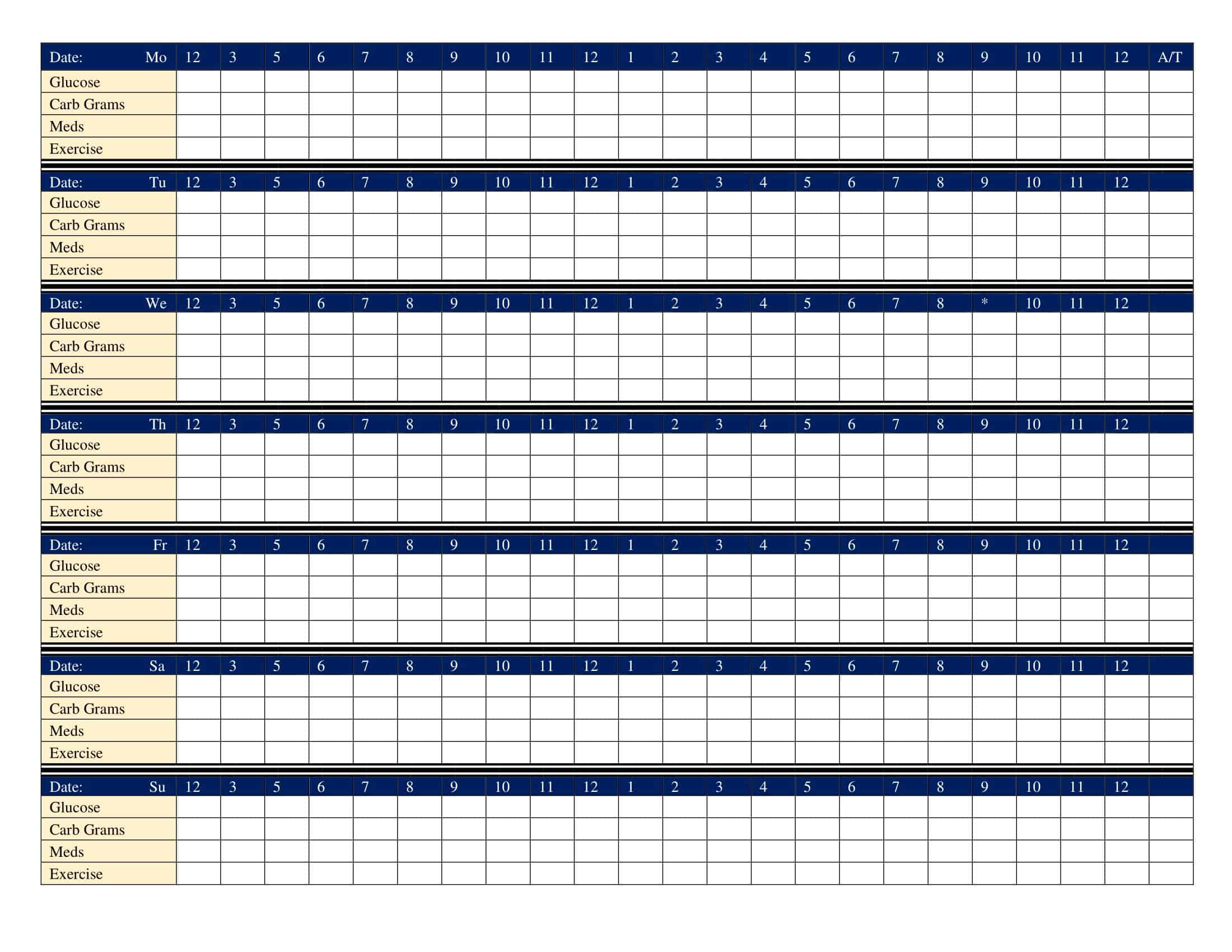 Simple Workout Log Word Simple Workout Log Word