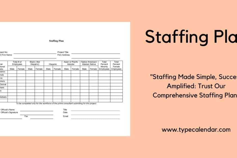 Staffing Plan