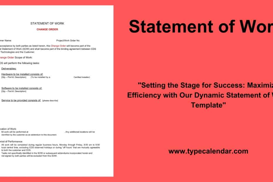 Statement of Work