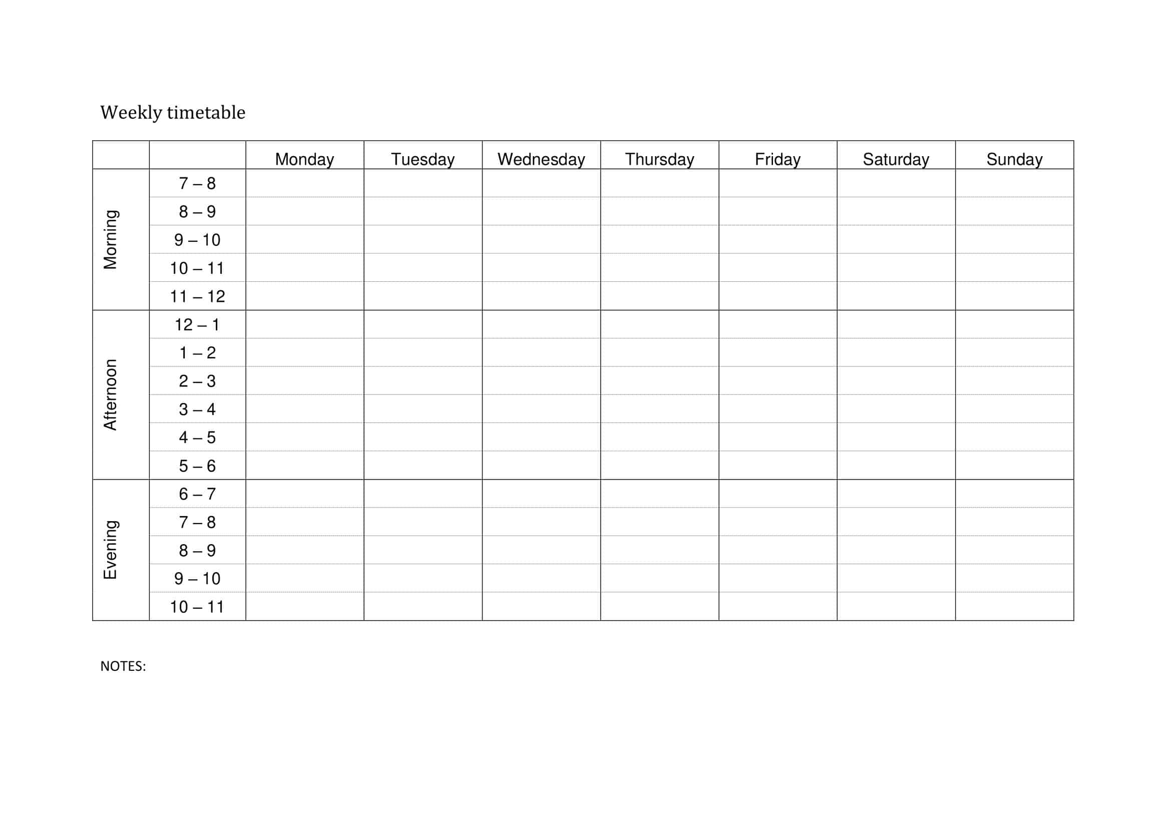 47 Free Printable Study Plan Templates Word Excel PDF 