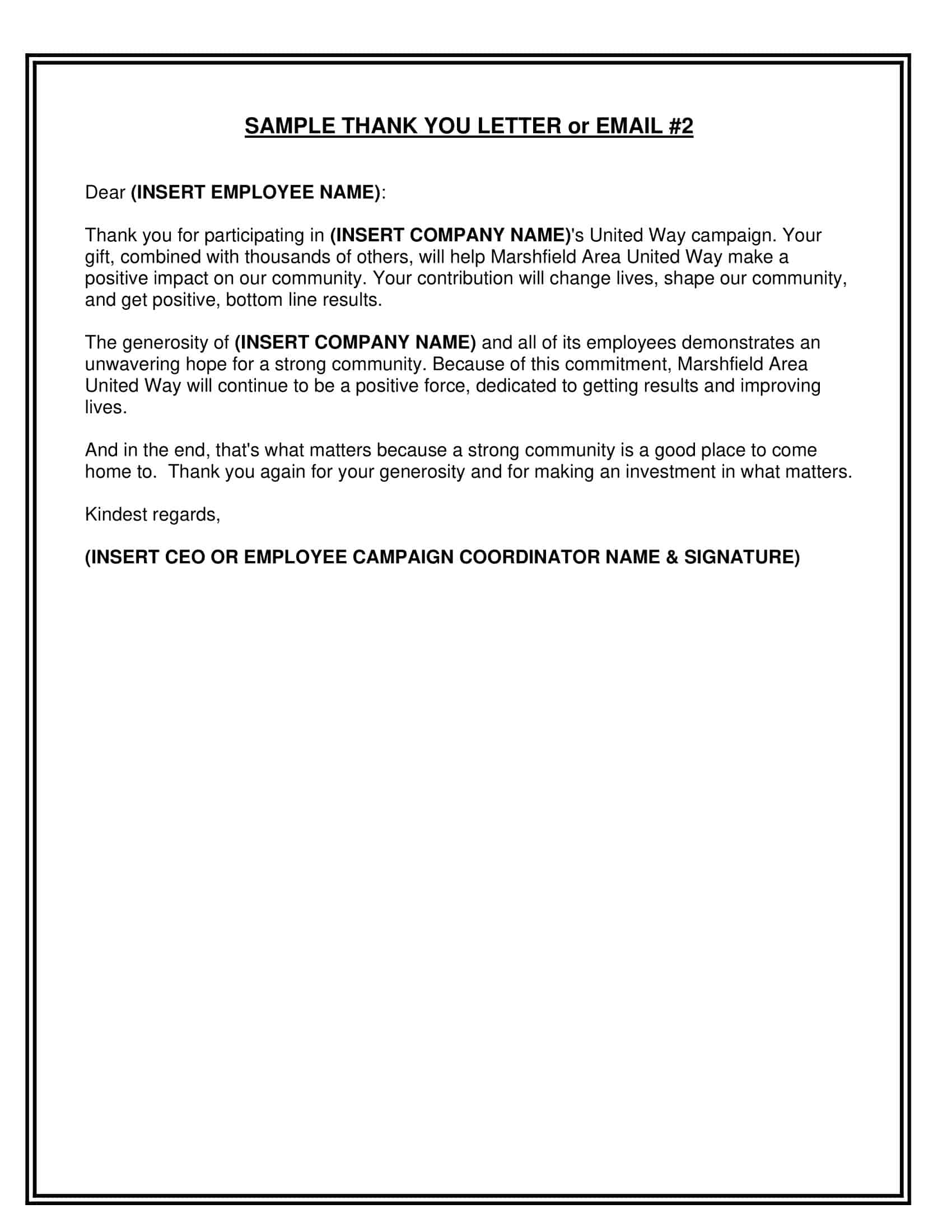 Thank You Letter PDF Download Thank You Letter PDF Download