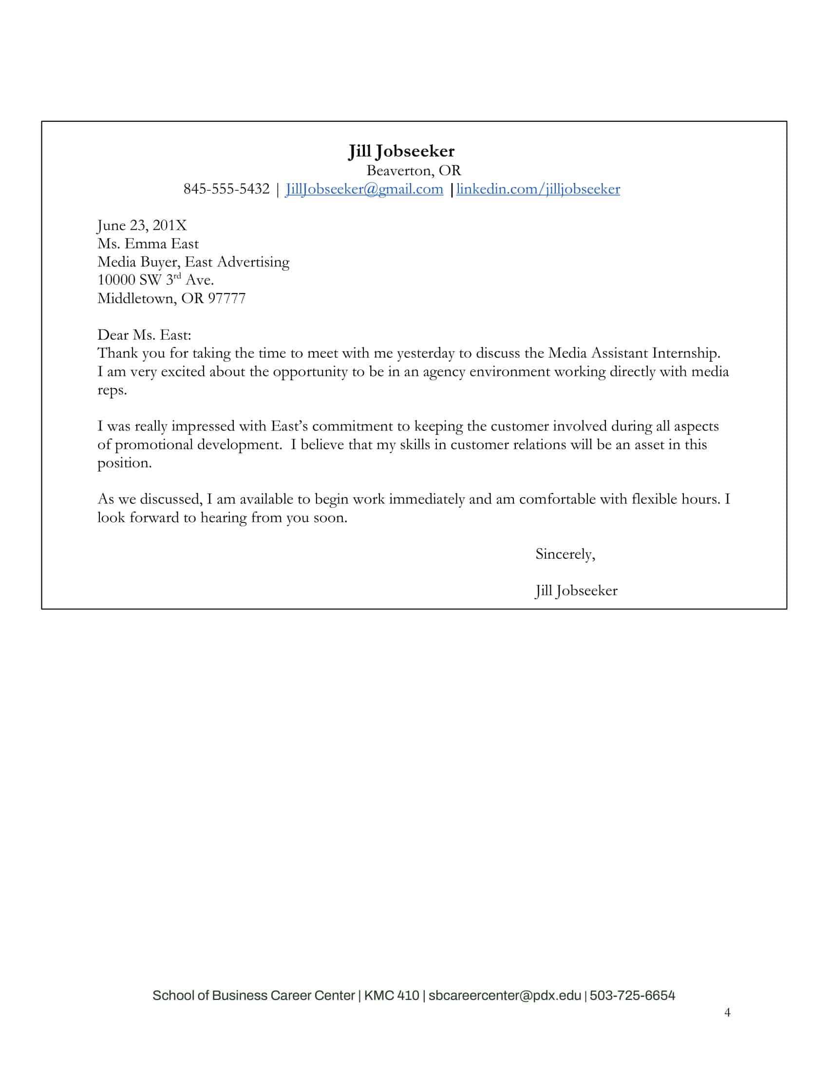 Thank You Letter Samples PDF Thank You Letter Samples PDF