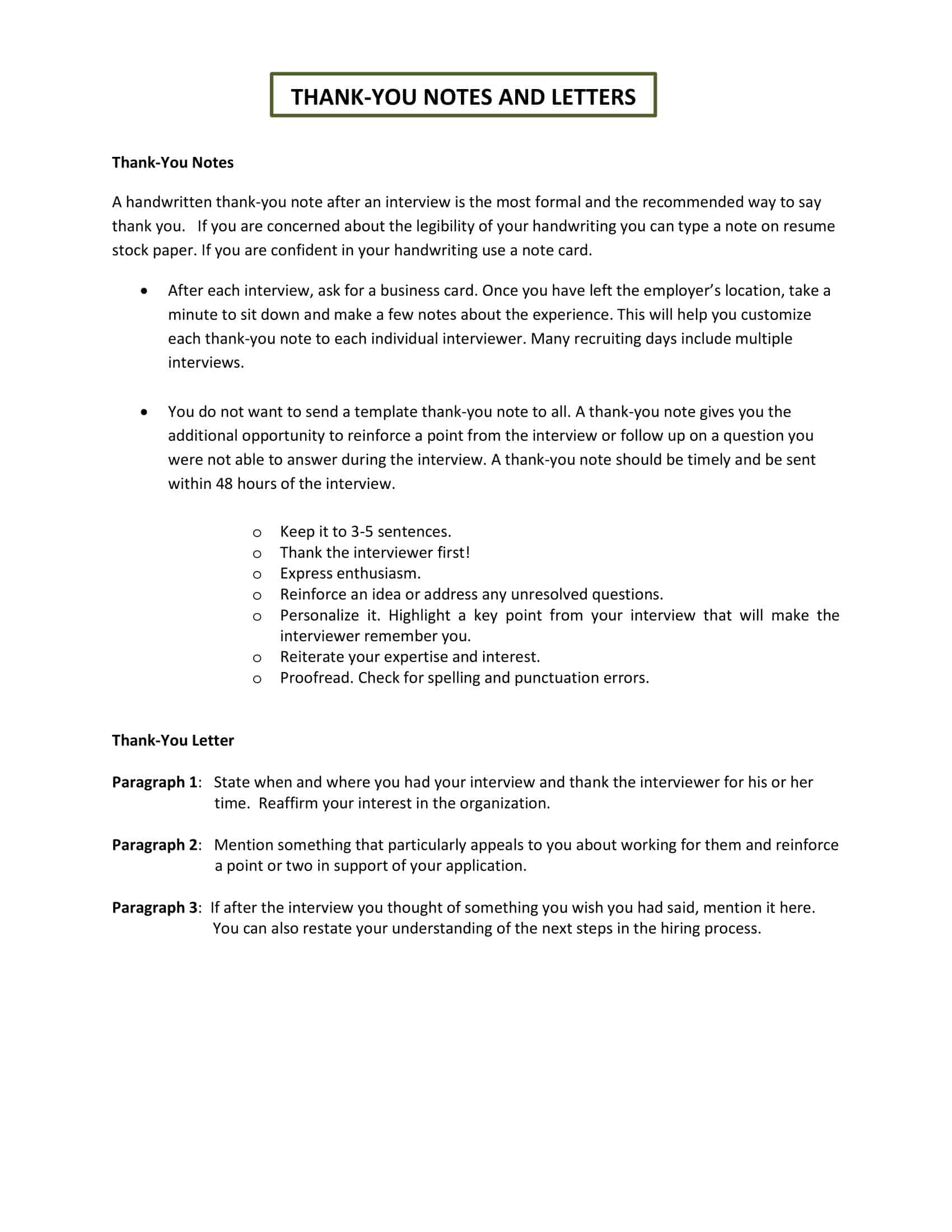 Thank You Letter Templates Free Download Thank You Letter Templates Free Download