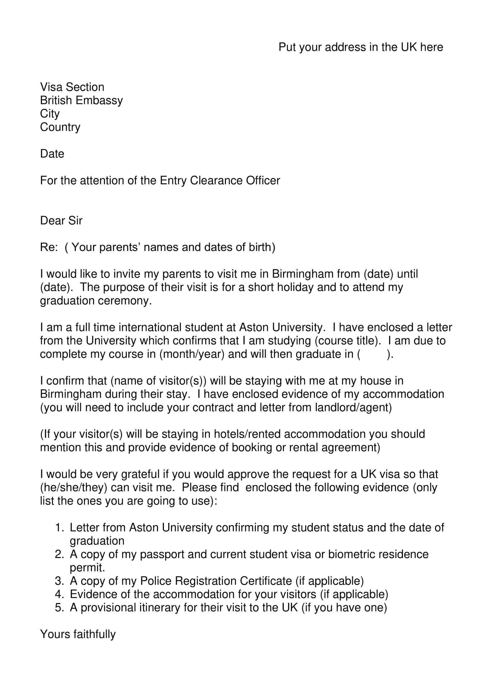 Unique Invitation Letter download Unique Invitation Letter download