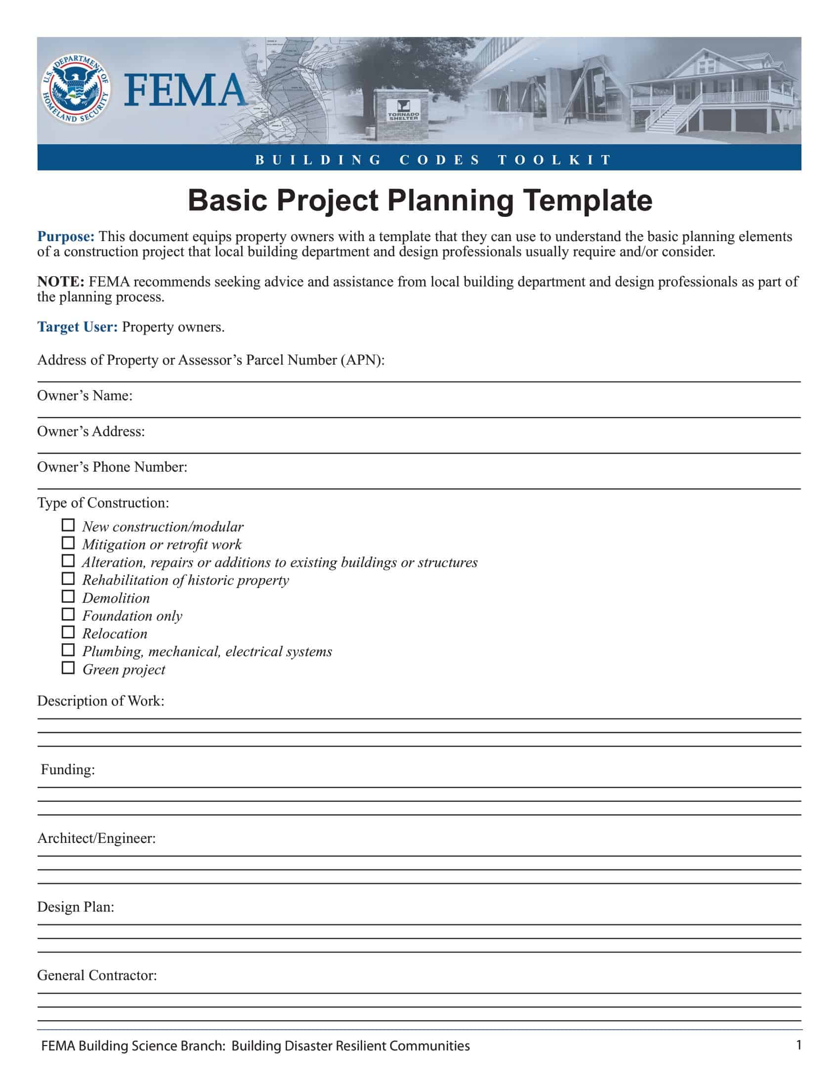 User-friendly Project Plan Template User-friendly Project Plan Template