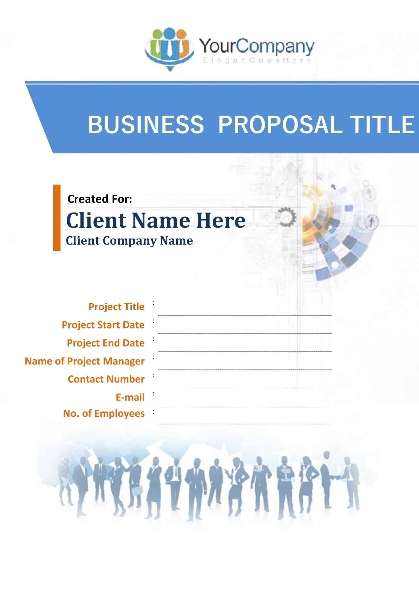 Word Business Proposal Samples Word Business Proposal Samples