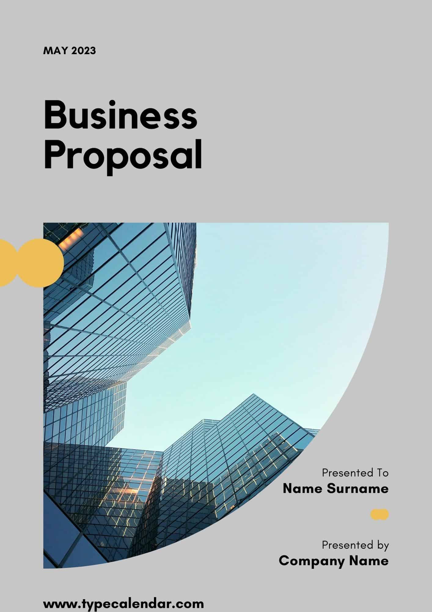 Word Document Business Proposal Sample Word Document Business Proposal Sample