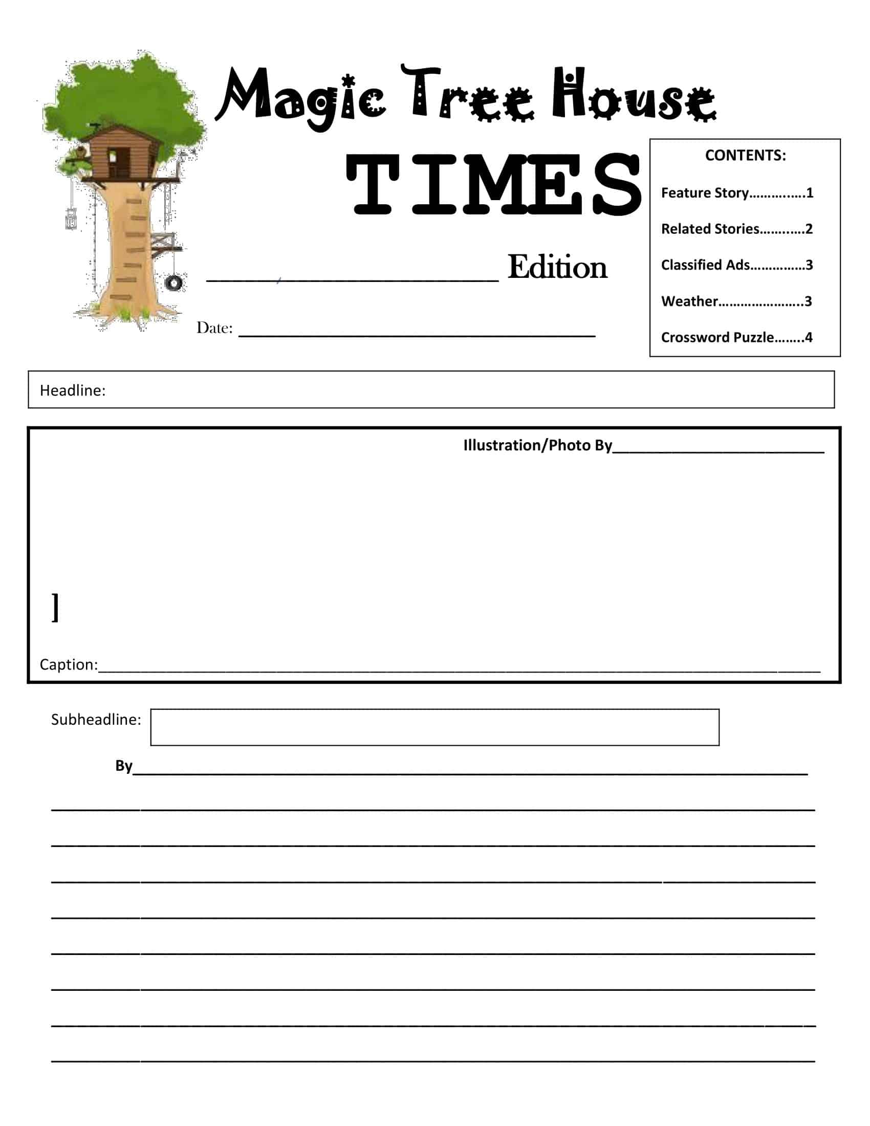 Word Newspaper Template Sample Word Newspaper Template Sample