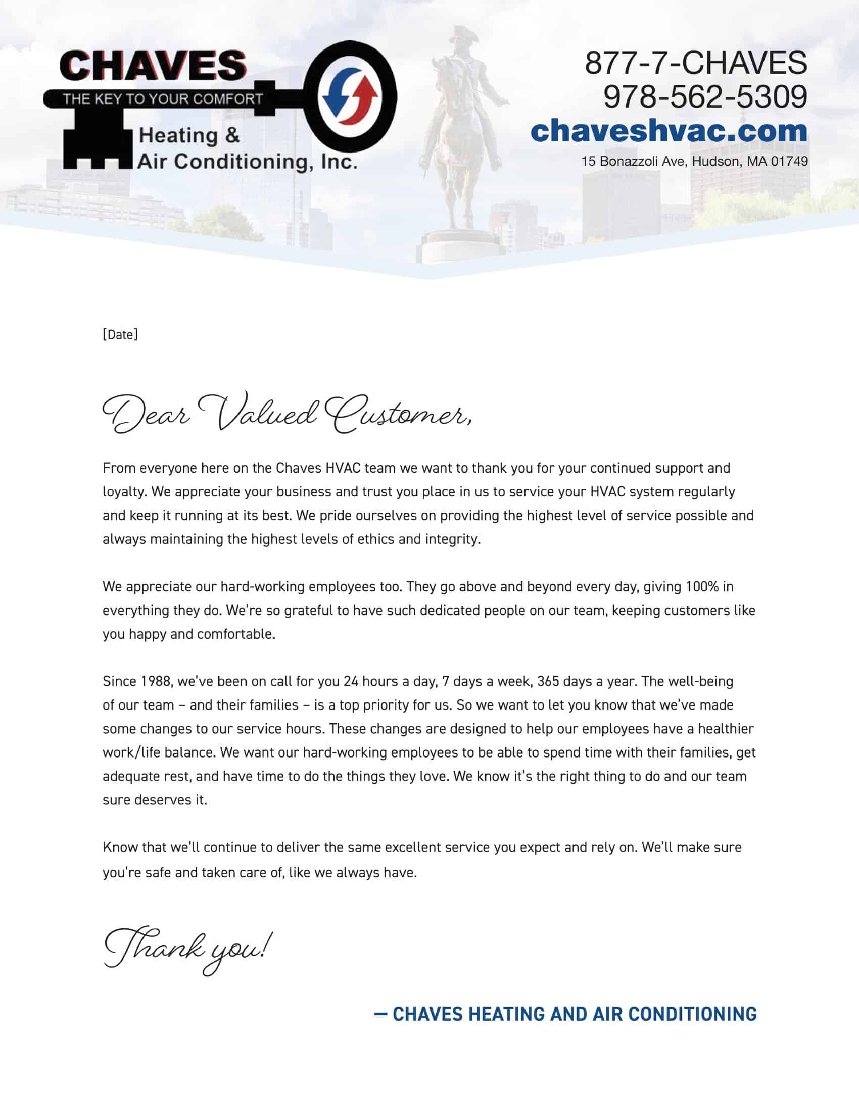 Word Template for Thank You Letter Word Template for Thank You Letter