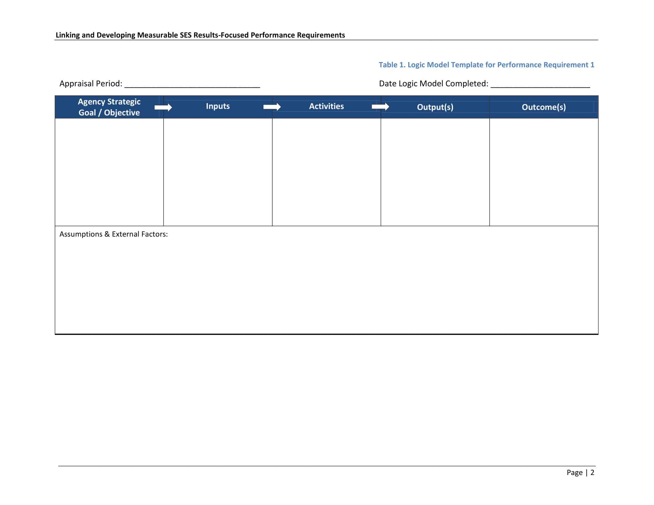 Word logic model template free Word logic model template free
