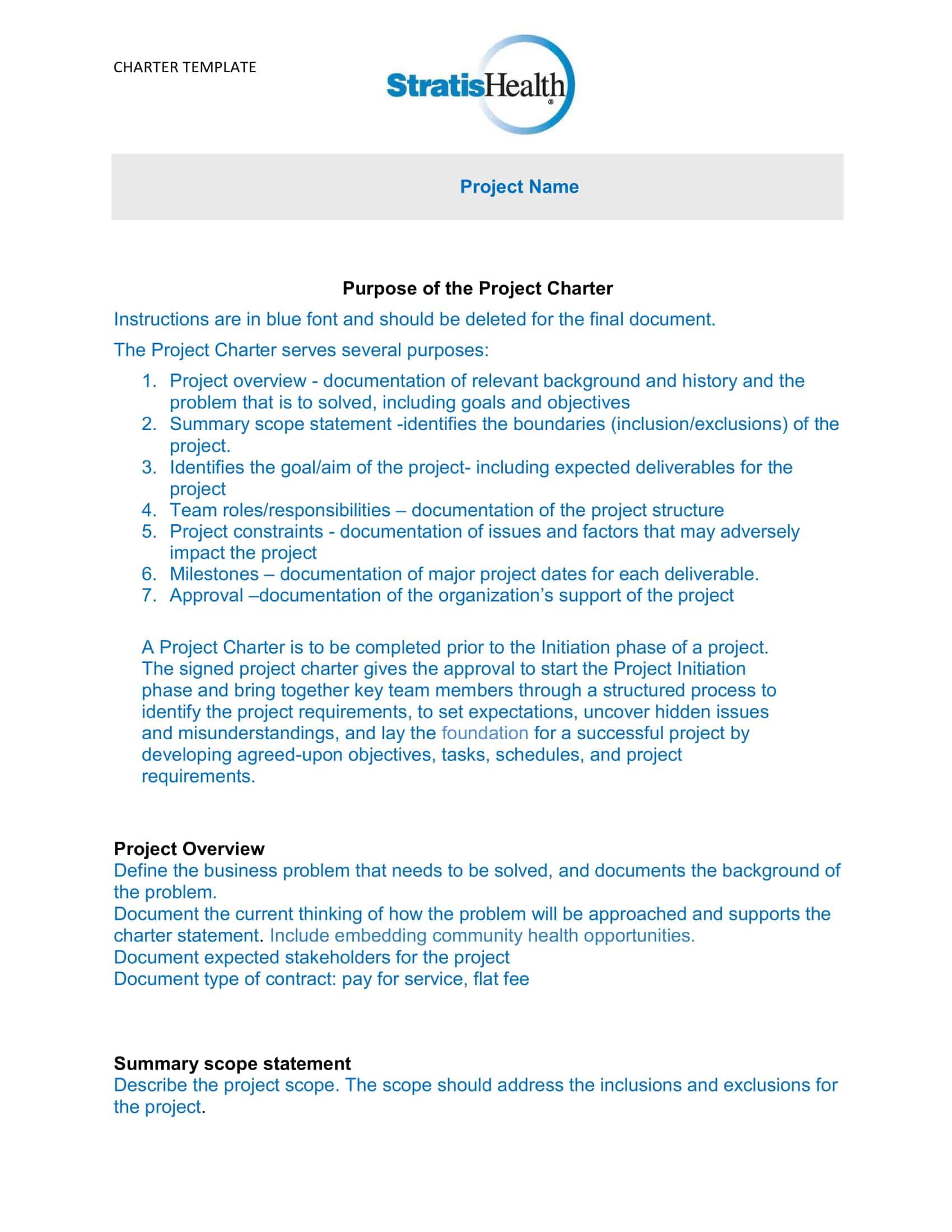 a team charter a team charter