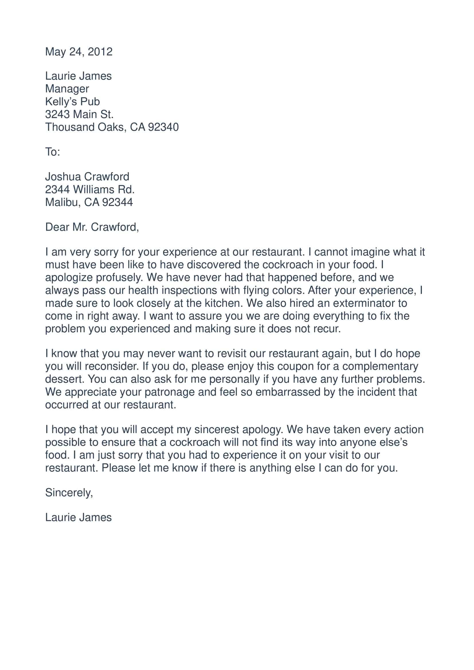 apology letter samples apology letter samples