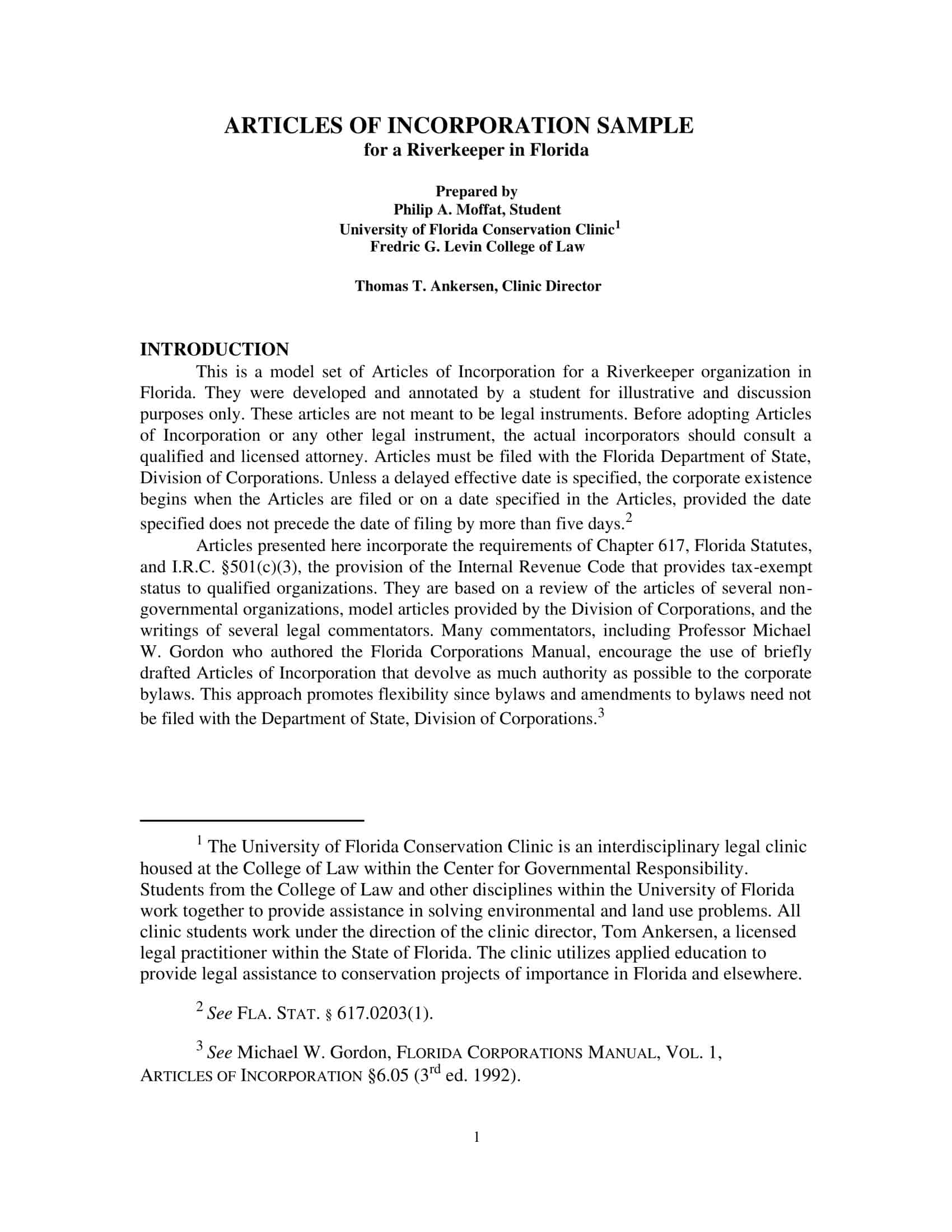 article of incorporation illinois article of incorporation illinois