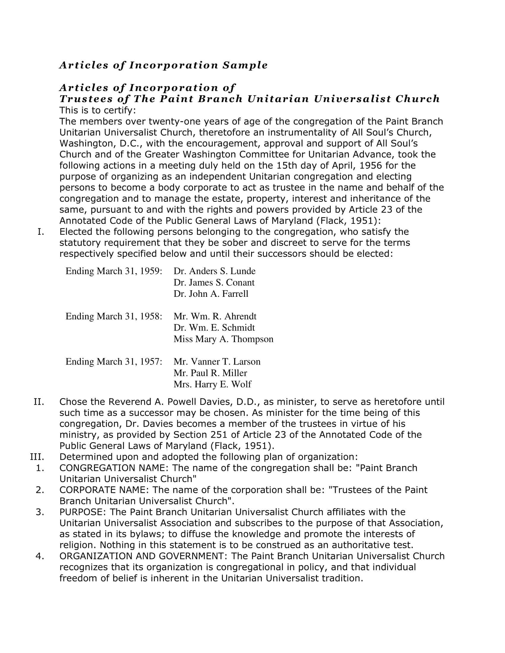 articles of incorporation new york articles of incorporation new york