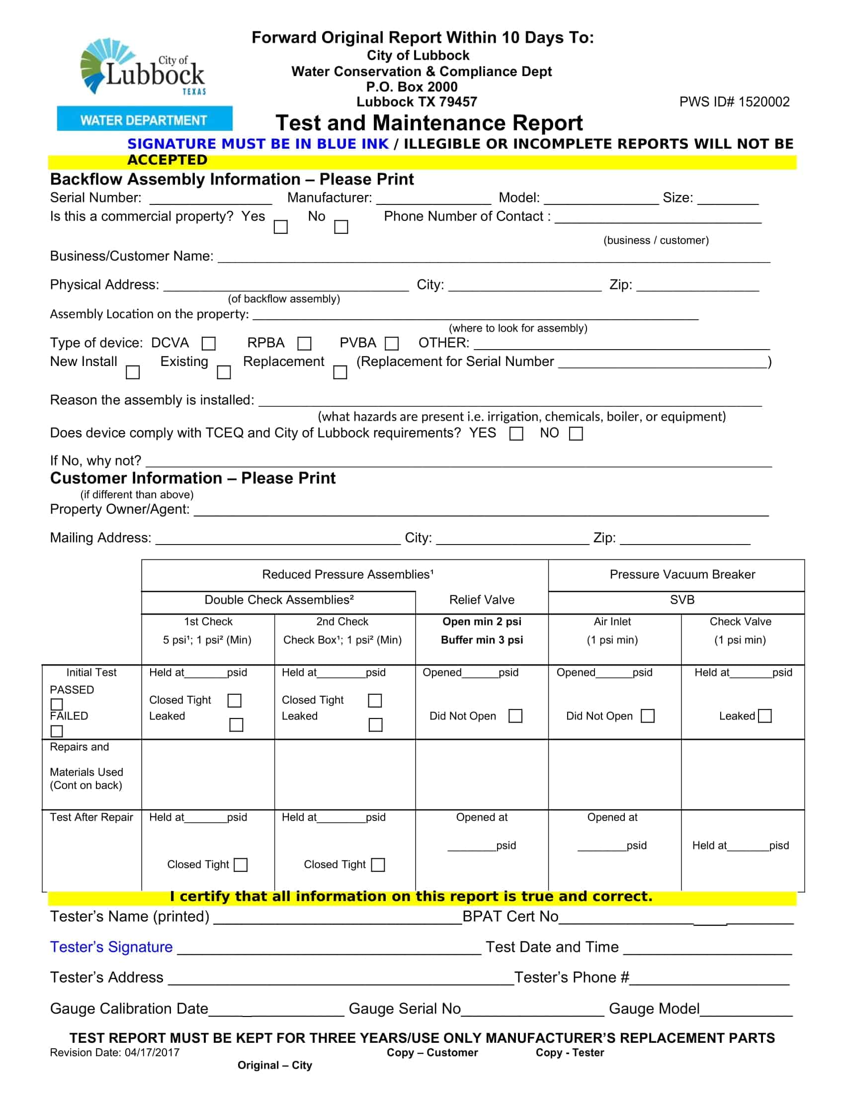 Free Printable Maintenance Report Templates [Excel, PDF, Word] Monthly