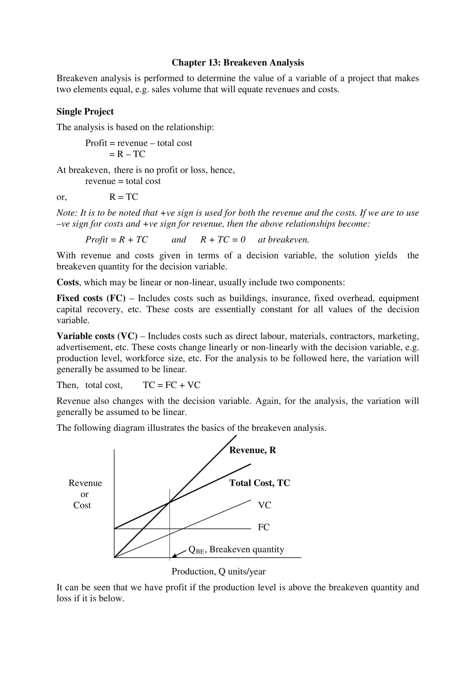 benefits of break even analysis benefits of break even analysis