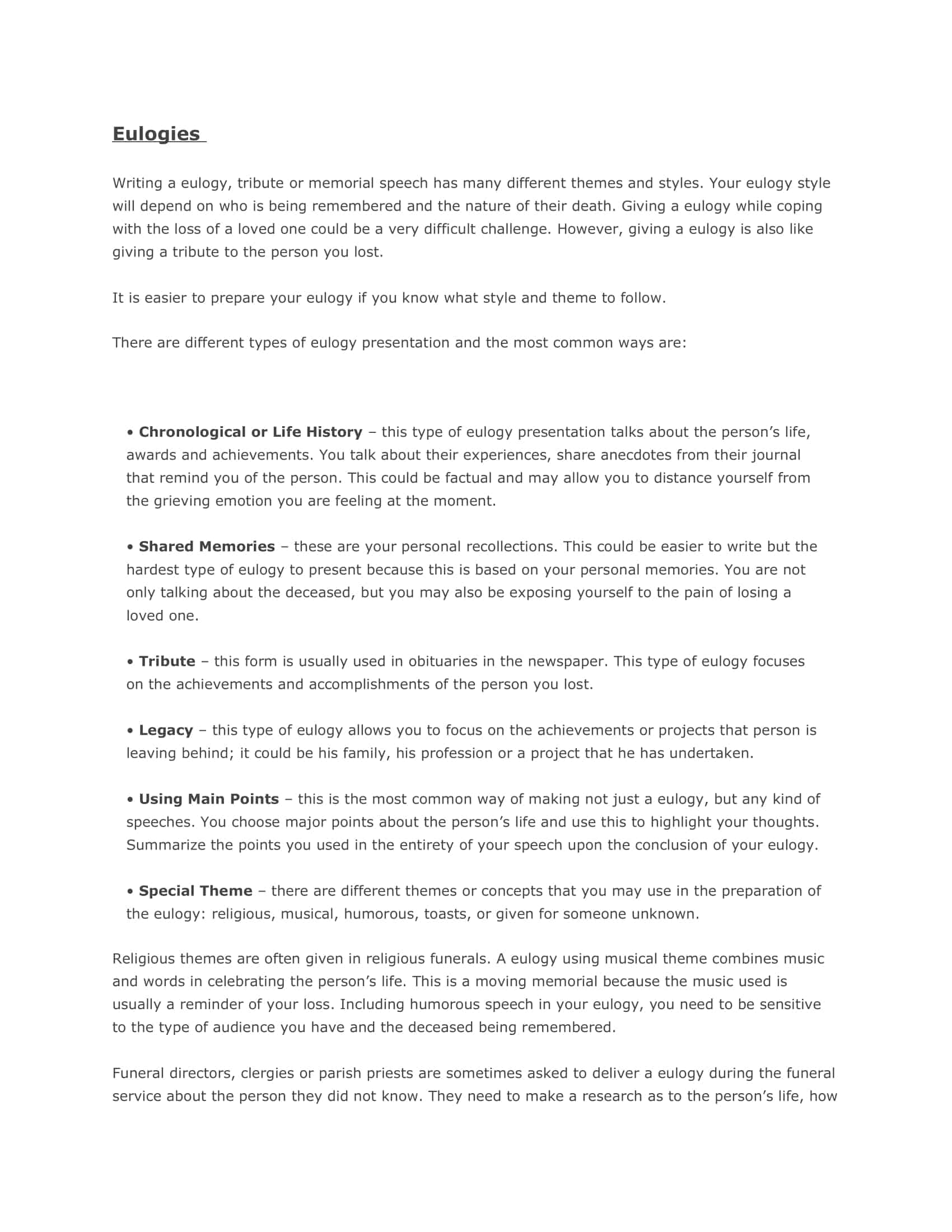 best eulogy speeches best eulogy speeches