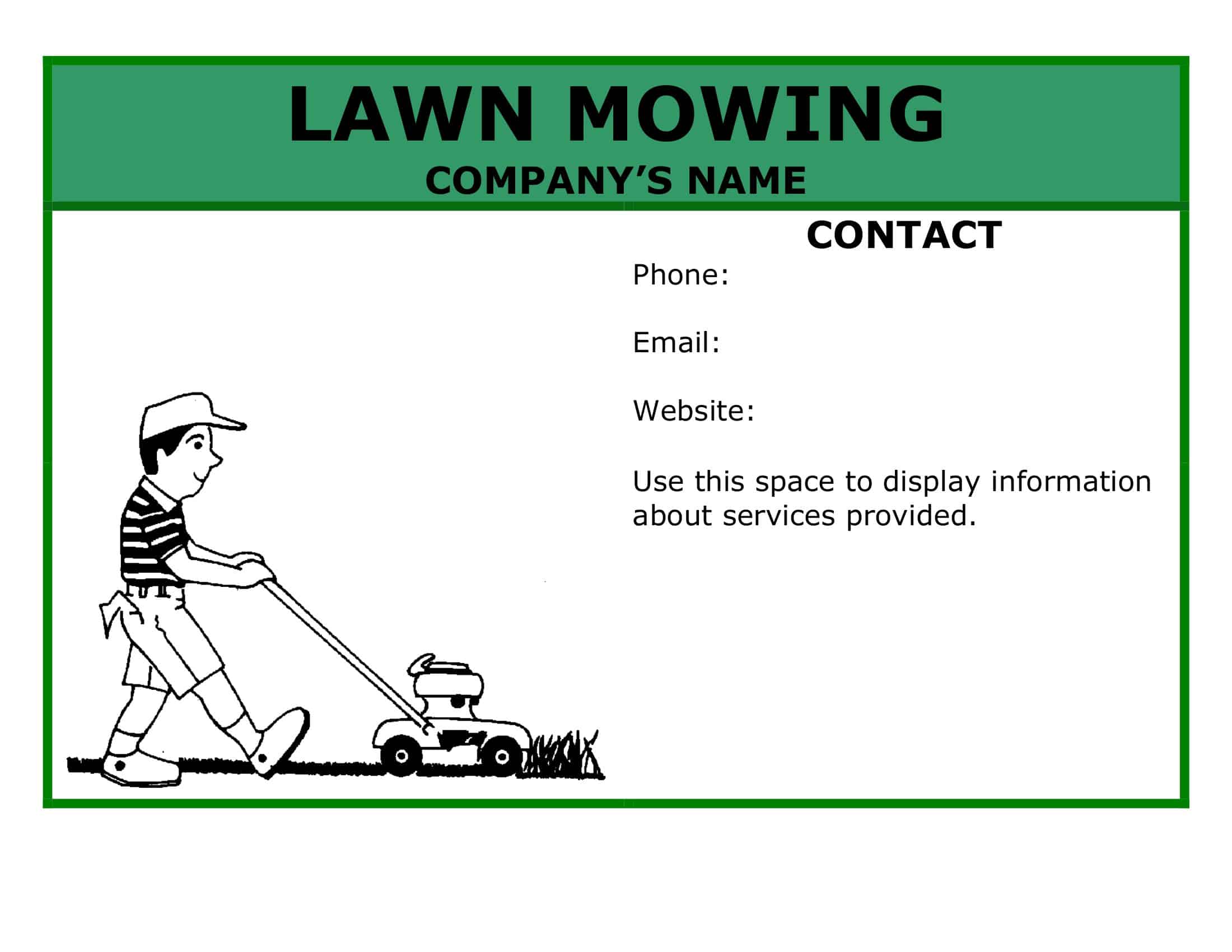 best lawn care flyers best lawn care flyers