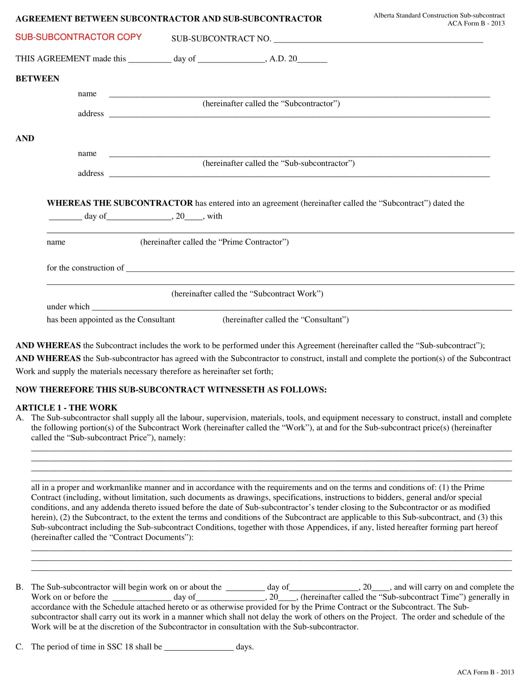 blank independent contractor agreement pdf blank independent contractor agreement pdf