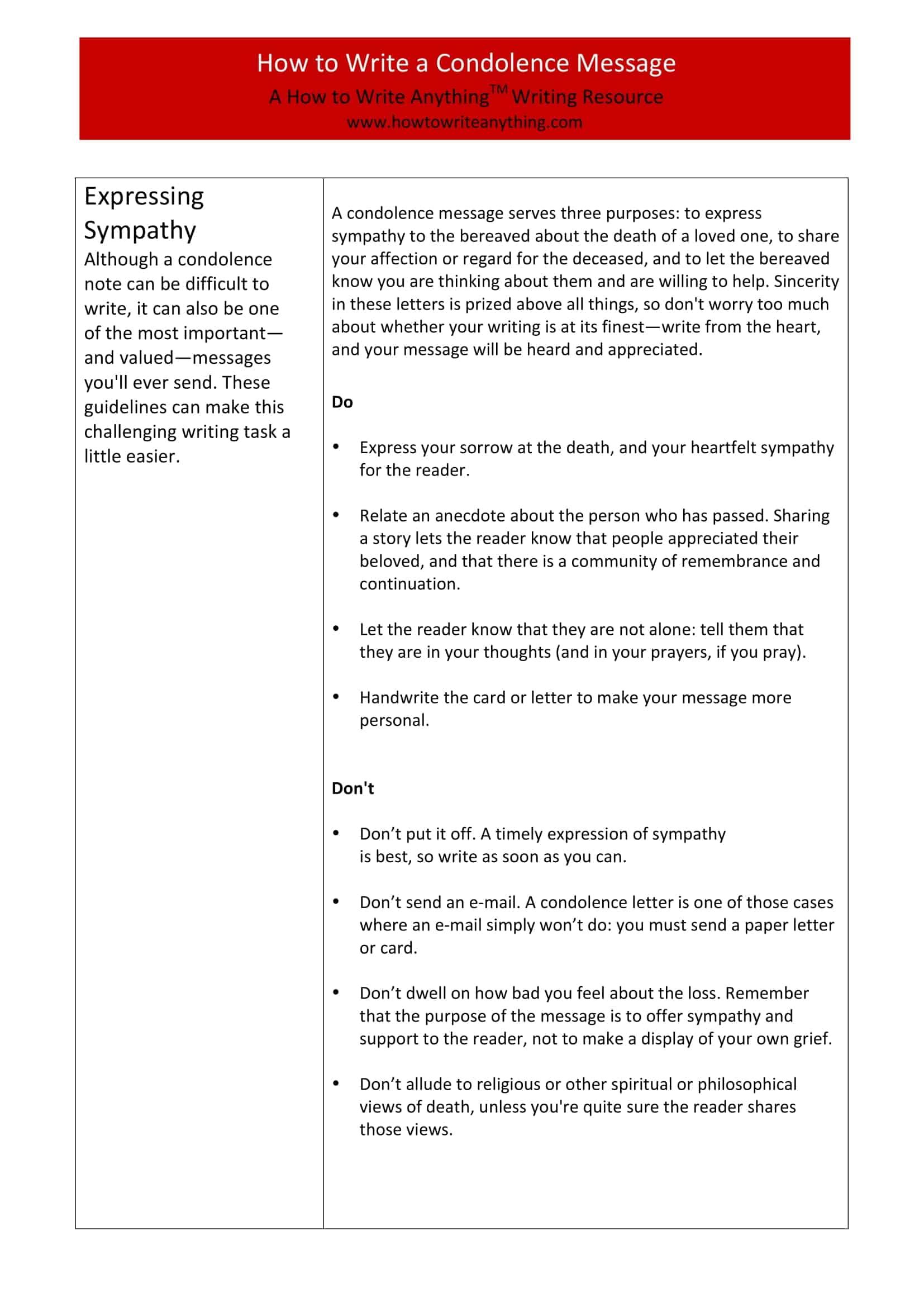 blank printable condolence letter blank printable condolence letter