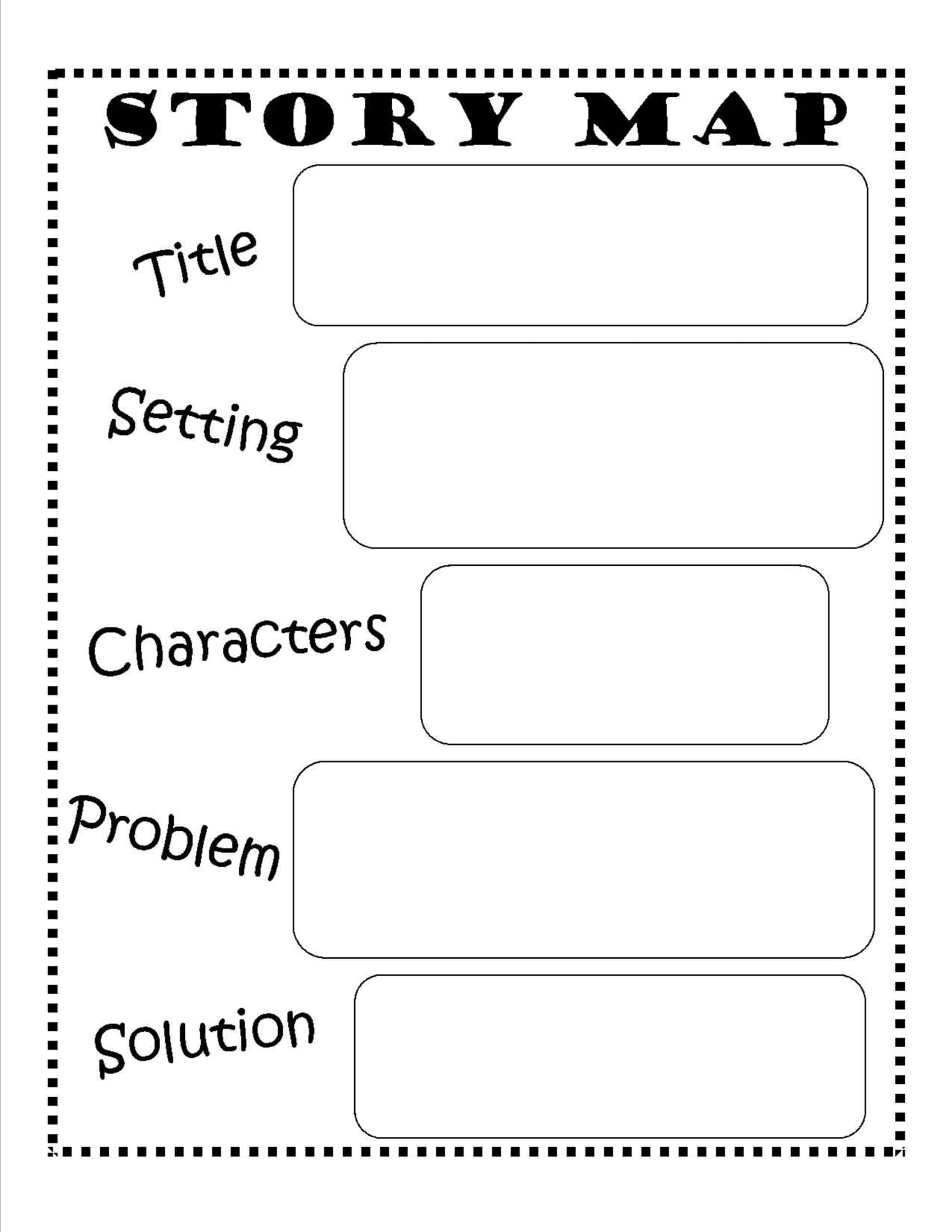 Free Printable Story Map Templates [Excel, PDF] 1st, 2nd, 5th Grade