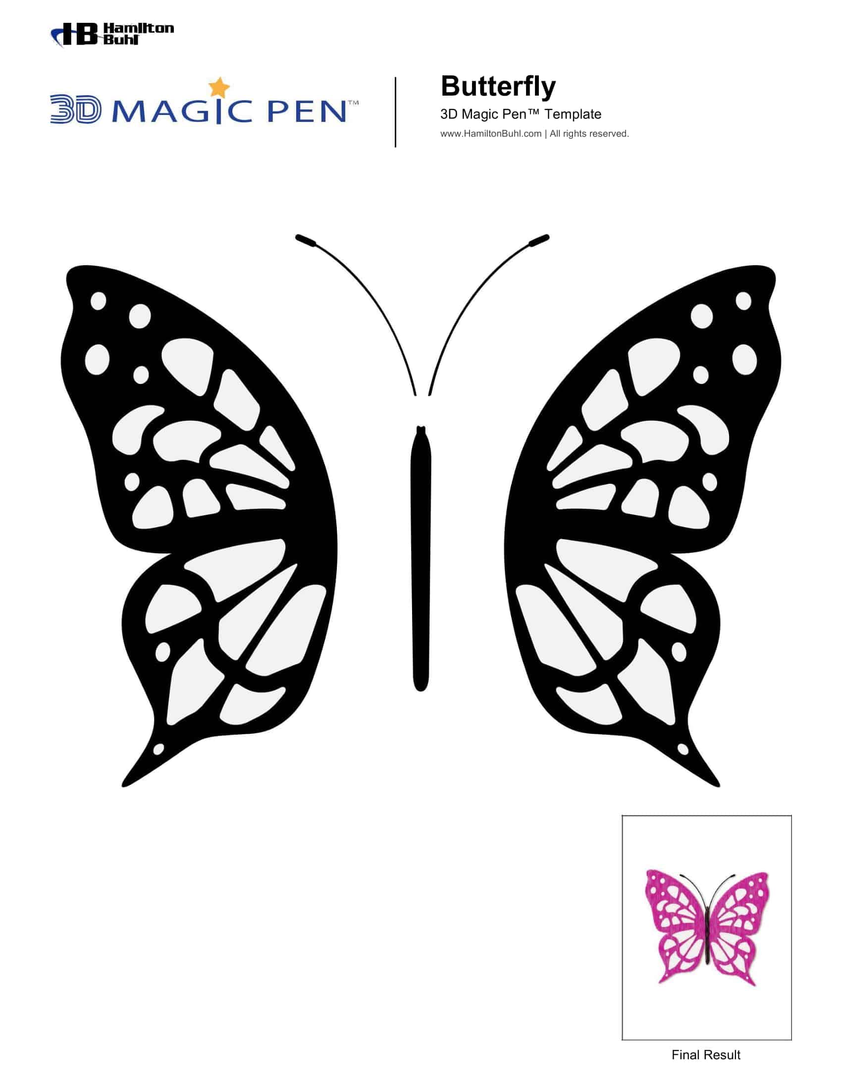 butterfly cut out template butterfly cut out template