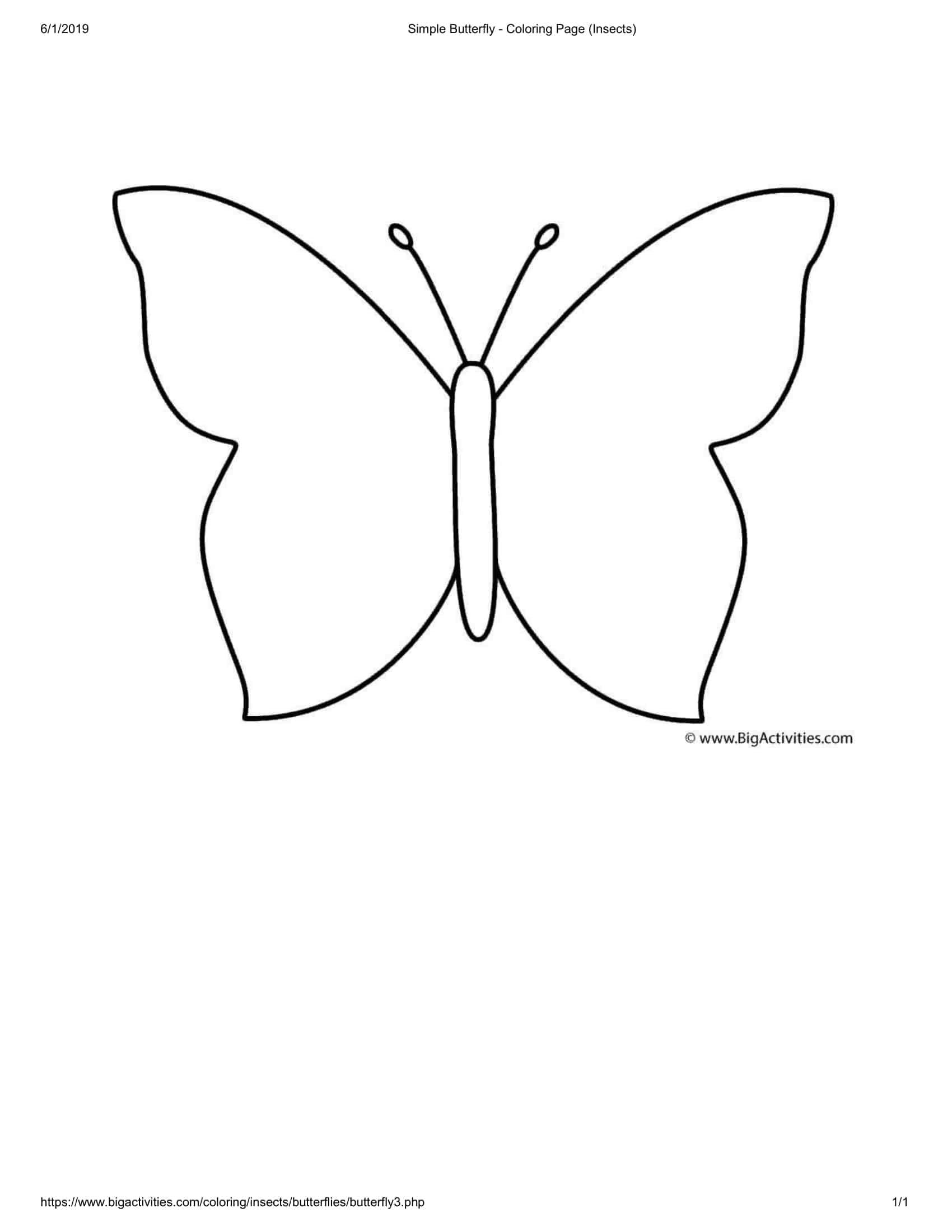 butterfly cutout template butterfly cutout template