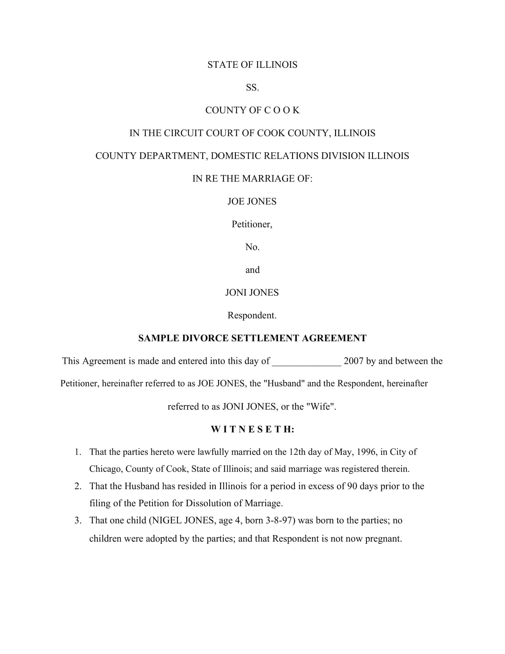 california marital settlement agreement form california marital settlement agreement form