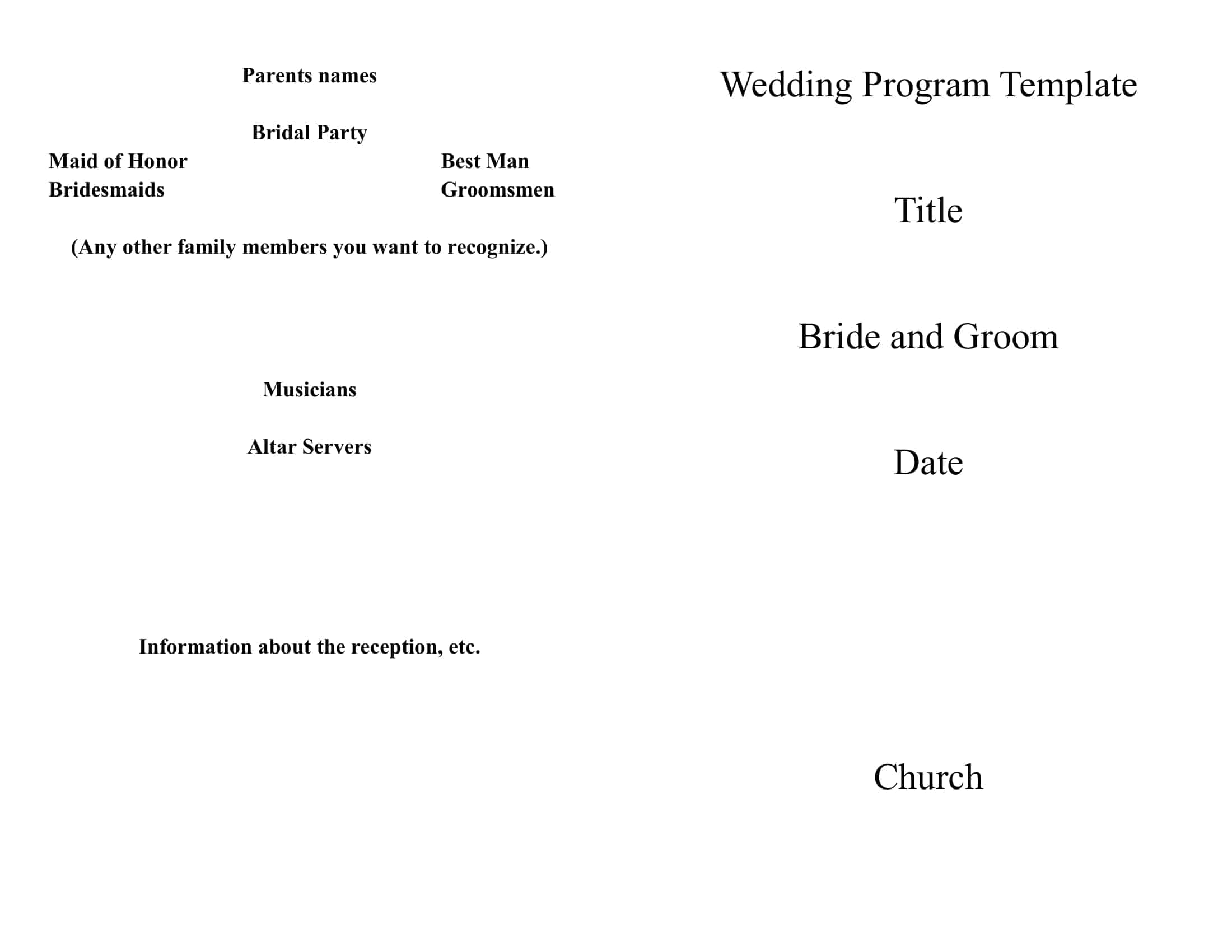 catholic wedding programs catholic wedding programs