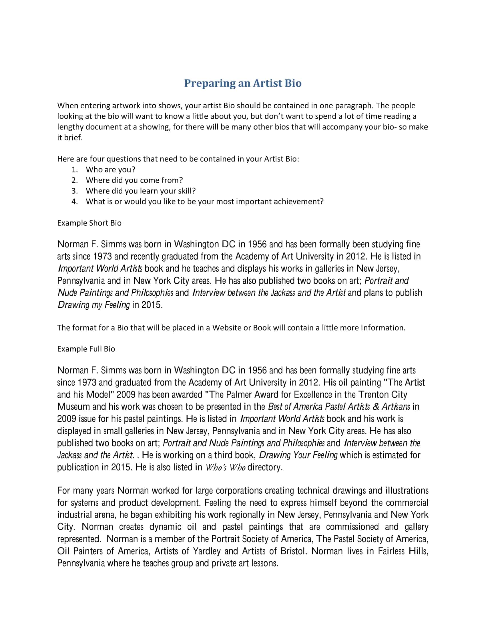 character biography template character biography template